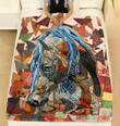 Horse Quilt Pattern Fleece Blanket - TT0122TA