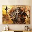 Jesus And Lion Canvas - TT0122OS