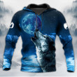 Wolf and Moon TShirt and Hoodie - TT0122HN