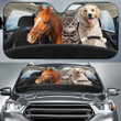 Horse Cat Dog Car Sunshade - TT0222DT