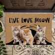 Live Love Meow Doormat - TT0322HN