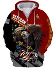 American Eagle Veteran Hoodie Zip Hoodie & Bomber - TT0322