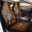 Live Love Ride White Horse Car Seat Covers - TT0422HN