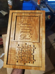 3D Puzzle Sign - Any Man can be a Father But it takes someone special to be a Dad