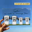 Fathers Day Gift | Personalised Baseball Acrylic Plaque | Personalised Dreamteam | Gift for Him | Custom Baseball Print | Gift for Brother | Family Baseball Team - TT0422HN