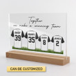 Fathers Day Gift | Personalised Baseball Acrylic Plaque | Personalised Dreamteam | Gift for Him | Custom Baseball Print | Gift for Brother | Family Baseball Team - TT0422HN