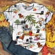 DACHSHUND Hawaii Beach Retro