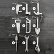 Mechanic Tool Keychain (Combo 3 Tools + 1 Personalized Tag) - Best Gift for Father's Day