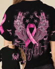Fight Wings Dark Stars Breast Cancer T-shirt - TG0822