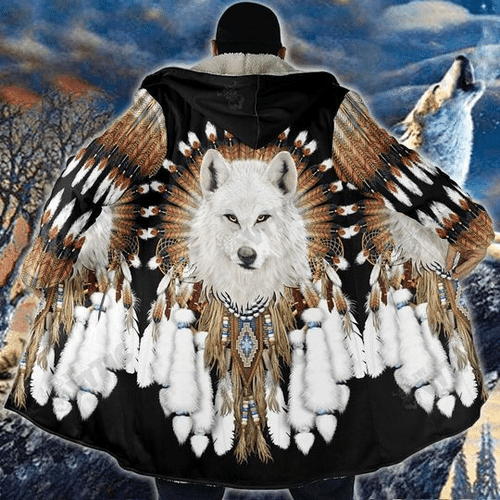 White Wolf Hooded Coat/ Hoodie/ Legging/ Tanktop set