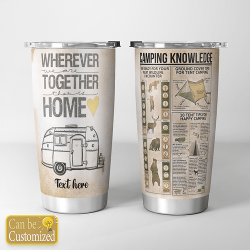 Camping knowledge Personalized Tumbler