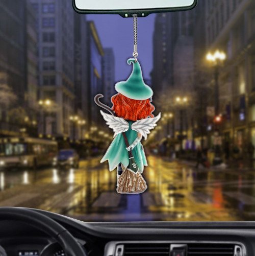 Witch Red Hair Car Ornament (buy more for discount)