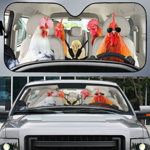 Chicken Car Sunshade - TG0821QA