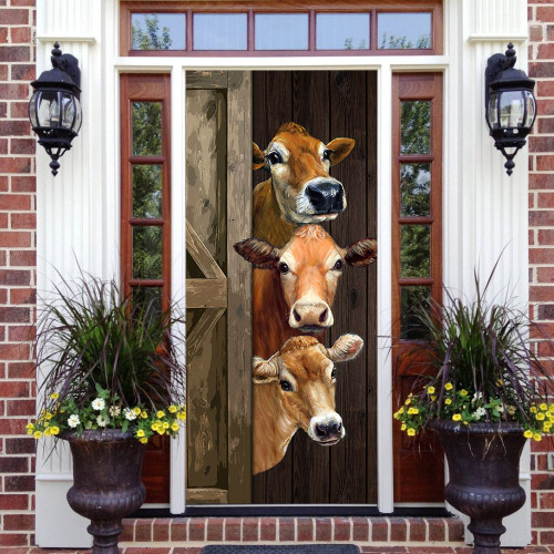 Cow Family Door Cover - TG0821HN