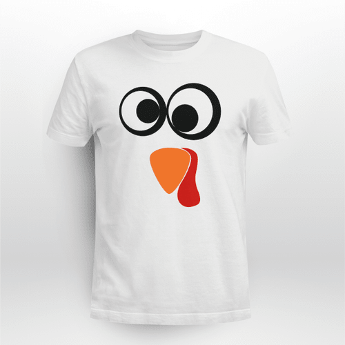 Cute Turkey Face 02 Thanksgiving Tshirt & Sweatshirt - TG1021QA