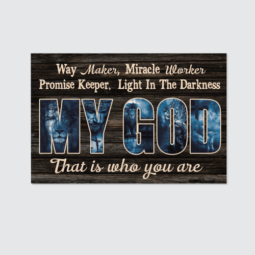 Blue Light In The Darkness Canvas & Poster - TG1121QA