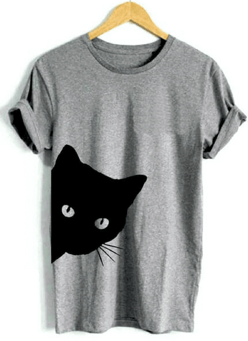 Black Cat TShirt - TT0322