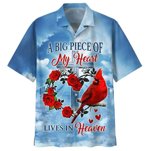 A Big Piece Of My Heart Lives in Heaven Shirt - TT0322QA