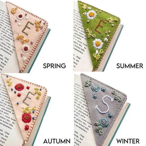 🔖 Personalized Bookmark With Initial, Gift for Book Lovers