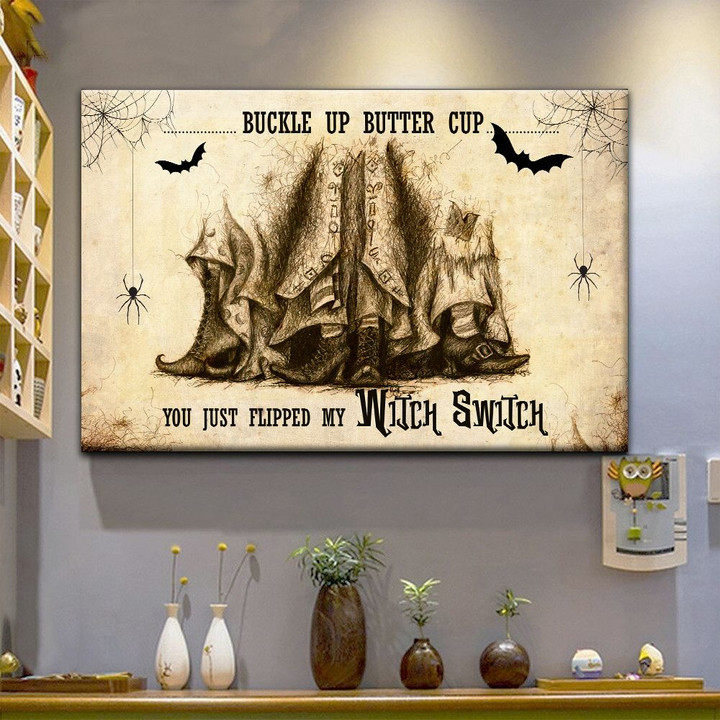 Witch Buckle Up Buckle Up Canvas