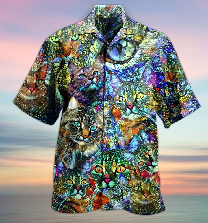 Cats Abstract Hawaii Shirt - TG0721