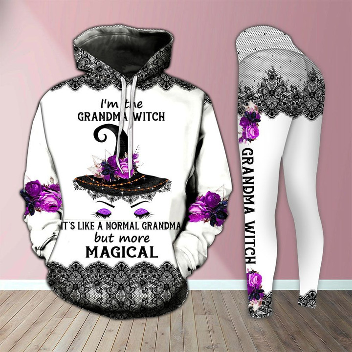 Magical Grandma Witch Legging and Hoodie Set - TG0821OS