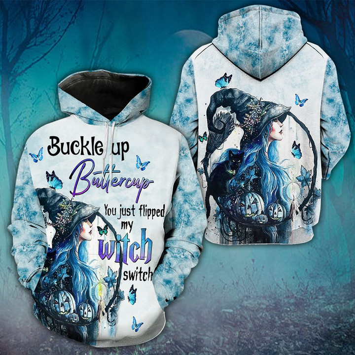 Blue Witch Butterfly TShirt and Hoodie - TG0921HN