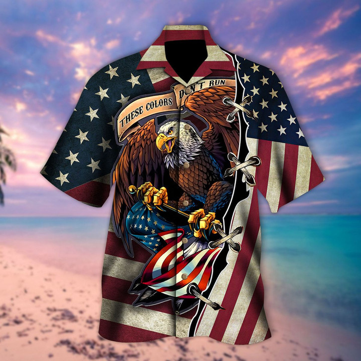 Eagle Scroll Colors Don't Run Hawaii Shirt - TG0721QA