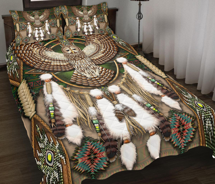 Owl Native Quilt Bedding Set - TT0122DT