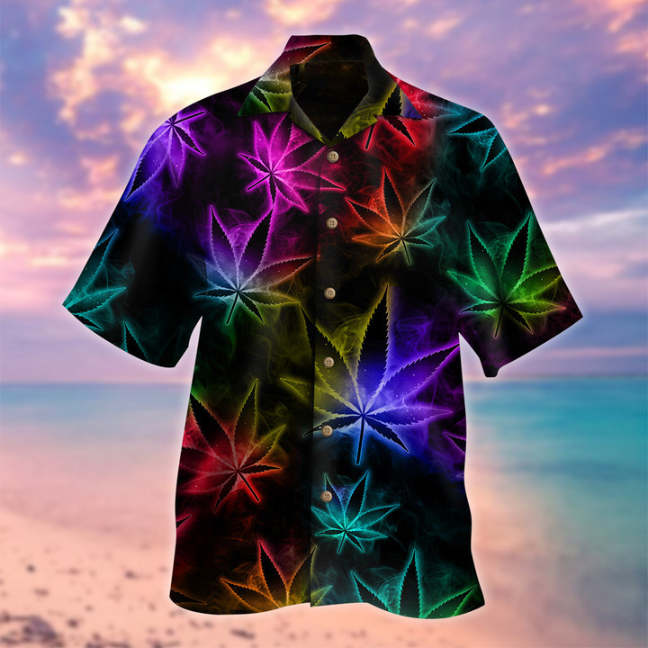 Weed Neon Hawaii Shirt - TT0122HN