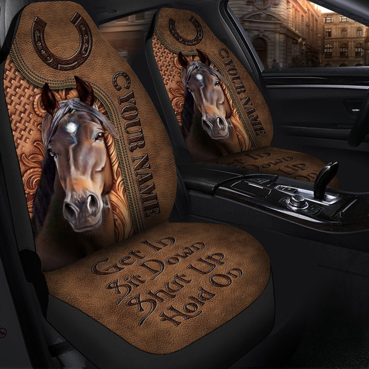 Horse Personalized Car Seat Cover - TT0322DT