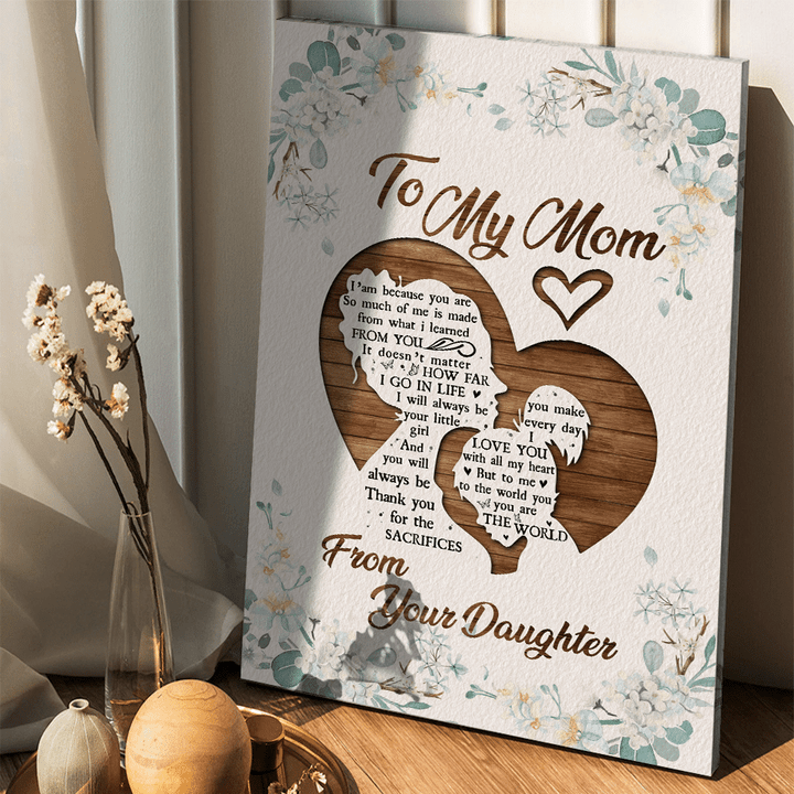From Daughter To Mom Canvas & Poster - TT0322QA
