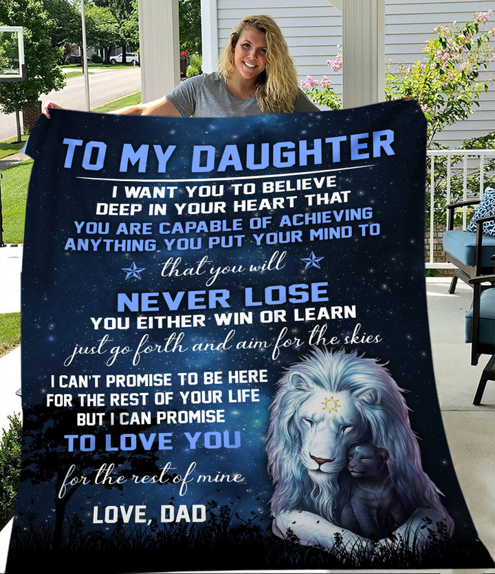 From Dad To Daughter Blanket - TT0322