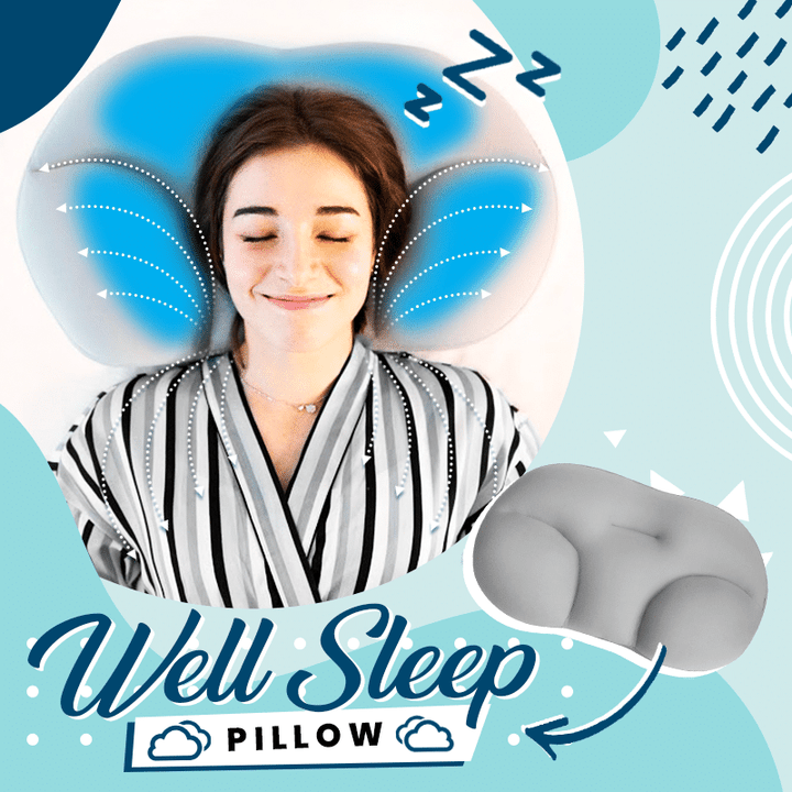 Well Sleep™ Pillow - Orthopedic Memory Foam Pillow Set