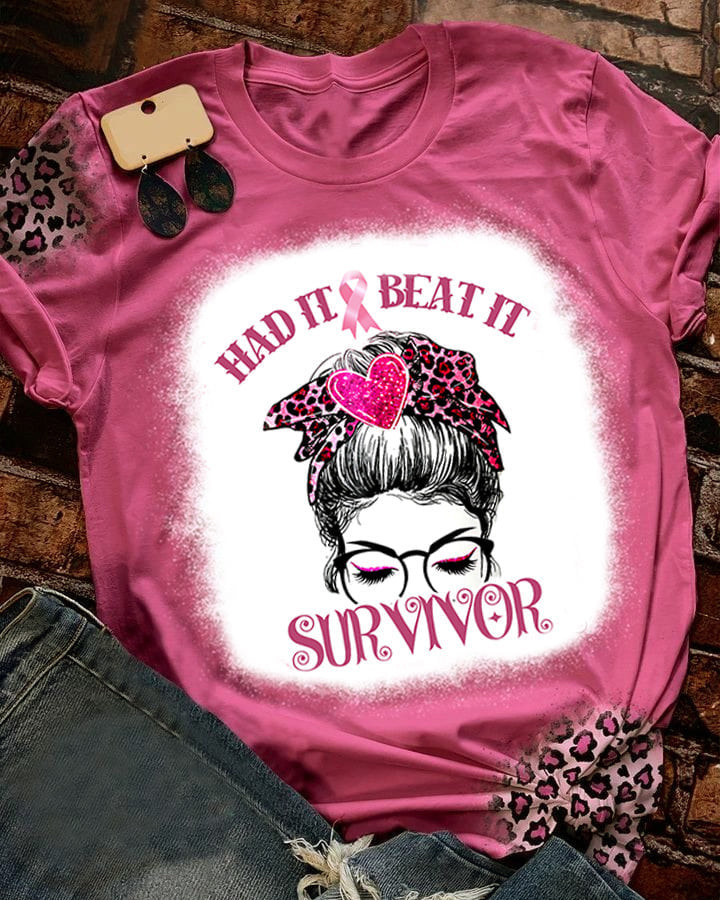Had It Beat It Breast Cancer T-shirt - TG0822