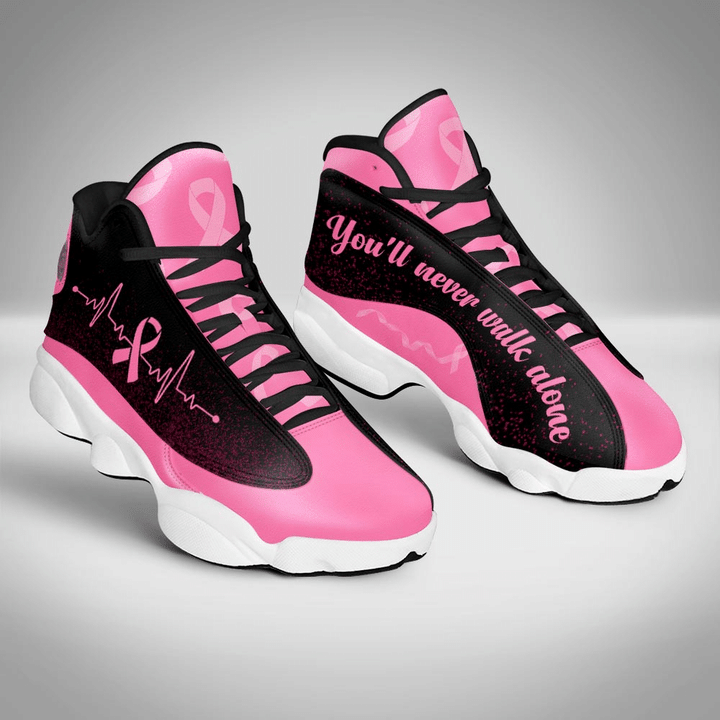 Never Walk Alone Breast Cancer JD13 Shoes - TG0822HN