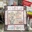 Personalized Elephant Quilt Blanket DHC0602883TD