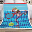 Frog Tennis HM2612069TT Sherpa Fleece Blanket