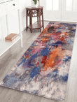 Abstract Oil Painting Pattern Absorbent CLH091005RU Runner Carpet