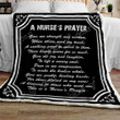 A Nurses Prayer Fleece Blanket DHC14111914VT
