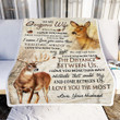 Anniversary Deer To My Gorgeous Wife NI2812001HN Fleece Blanket