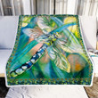 A Beautiful Dragonfly NI2603001YH Fleece Blanket