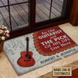 Personalized Acoustic Old Couple Doormat DHC07061809