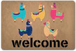 Llama Welcome Doormat DHC07061517