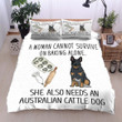 Australian Cattle Dog Baking NT050907B Bedding Sets