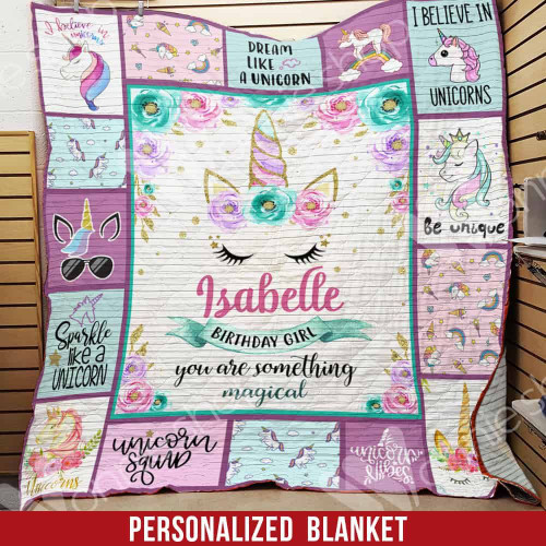 Personalized Unicor Quilt Blanket DHC0602560TD