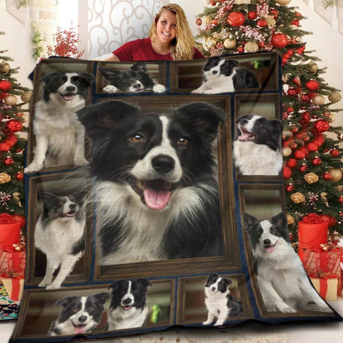 Border Collie 01 Border Collie 1012 Quilt Blanket Christmas Christmas Gifts Merry Christmas Holiday Gifts Gift Dhc03011718Dd