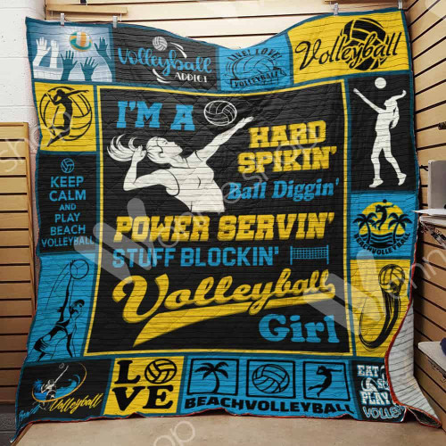 Beach Volleyball Quilt Blanket DHC1002767TD