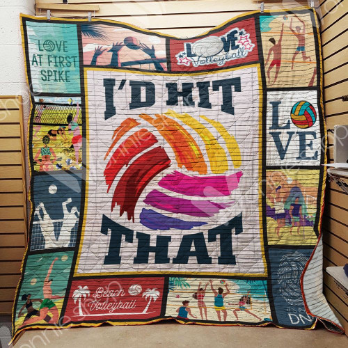 Beach Volleyball Id Hit That Quilt Blanket DHC020120670TD
