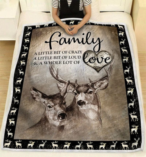 A Whole Lot Of Love Family Husband Wife CLH2511008F Sherpa Fleece Blanket